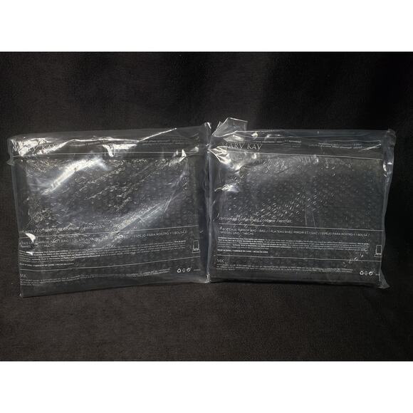 Mary Kay Portable Black Travel Makeup Pop Up Mirror & Zip Mesh Bag Set of 2 NEW - Picture 2 of 8